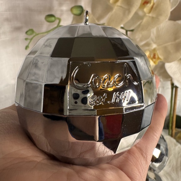 Coach Accessories - Coach Poppy disco ball ornaments 🪩. RARE 9 in
